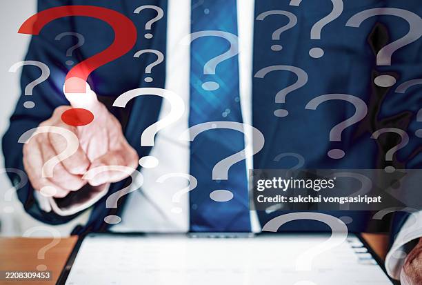 Question Getty Businessman With Question Mark Symbol High-Res Stock Photo - Getty Images