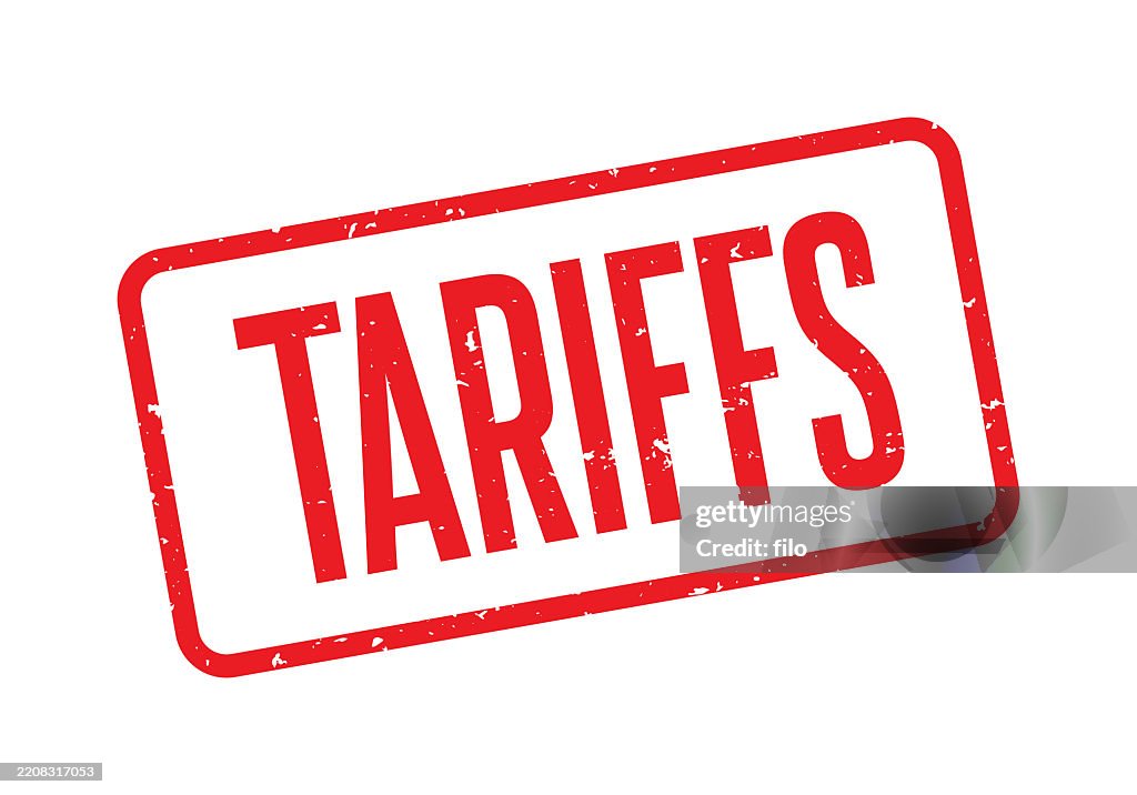 Tariffs Red Stamp