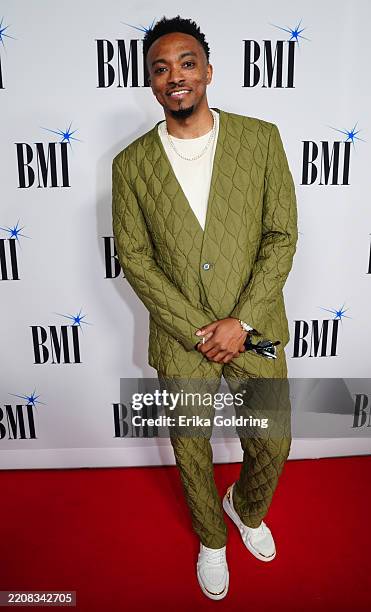 Jonathan McReynolds attends the 2025 BMI Trailblazers of Gospel Music Awards at Flourish Atlanta on April 03, 2025 in Atlanta, Georgia.