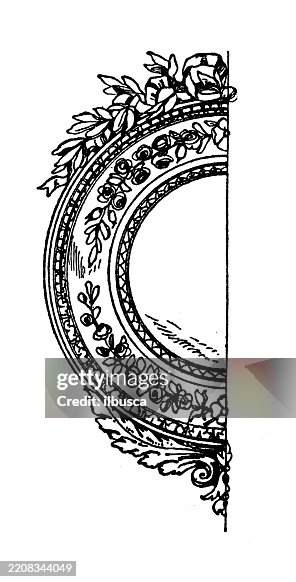 Decorated objects, Mirror frame Decorated objects, Mirror frame