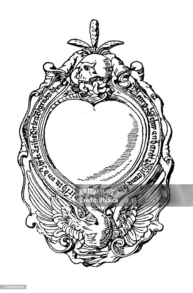 Decorated Objects Strap Work Frame High-Res Vector Graphic - Getty Images