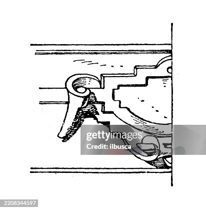 Decorated objects, strap work frame Decorated objects, strap work frame