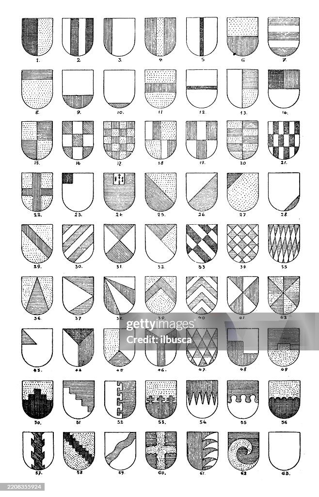 Heraldic Patterns Heraldry Coat Of Arms High-Res Vector Graphic - Getty Images