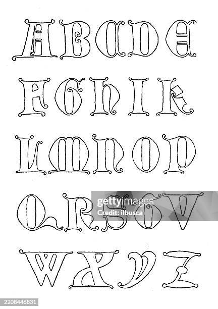 Roman Letters Creative 1,316 The Roman Alphabet Stock Photos, High-Res Pictures, and Images ...