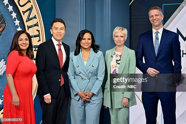 Pictured: Neera Tanden, President & CEO, Center for American Progress; Lanhee Chen, The Hoover Institution at Stanford University Fellow, NBC News...