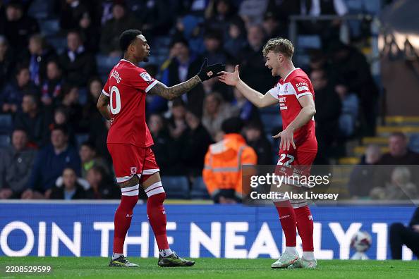 Blackburn Rovers FC v Middlesbrough FC - Sky Bet Championship Blackburn Rovers FC v Middlesbrough FC - Sky Bet Championship