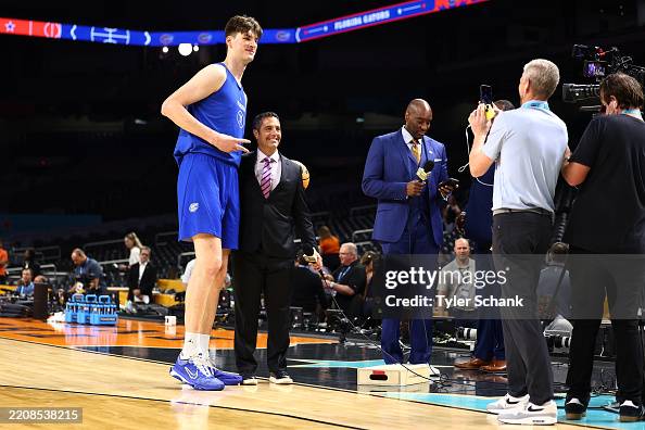 Gators Rioux Olivier Rioux of the Florida Gators poses for a photo during Reese's ...