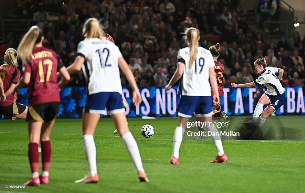England v Belgium - UEFA Women's Nations League 2024/25 Grp A3 MD3