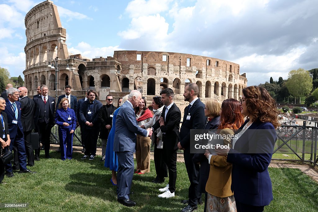 King Charles III And Queen Camilla Undertake State Visit To The Republic Of Italy - Day Two