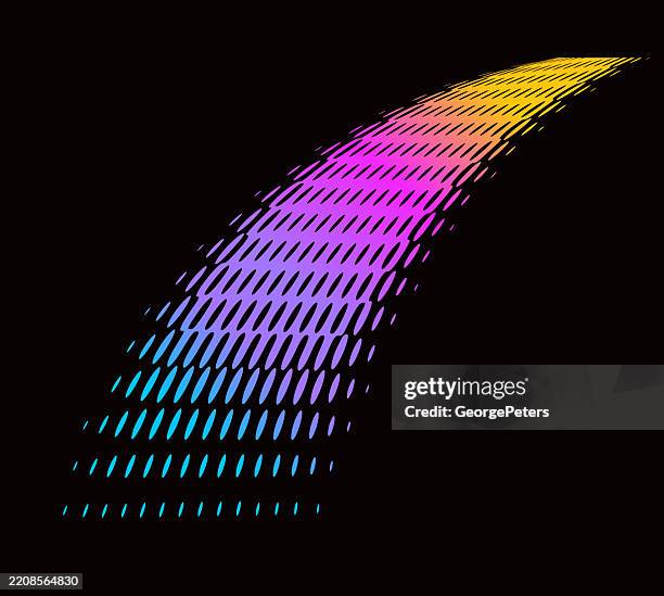 technology connection half tone symbol - clouds timelapse stock illustrations