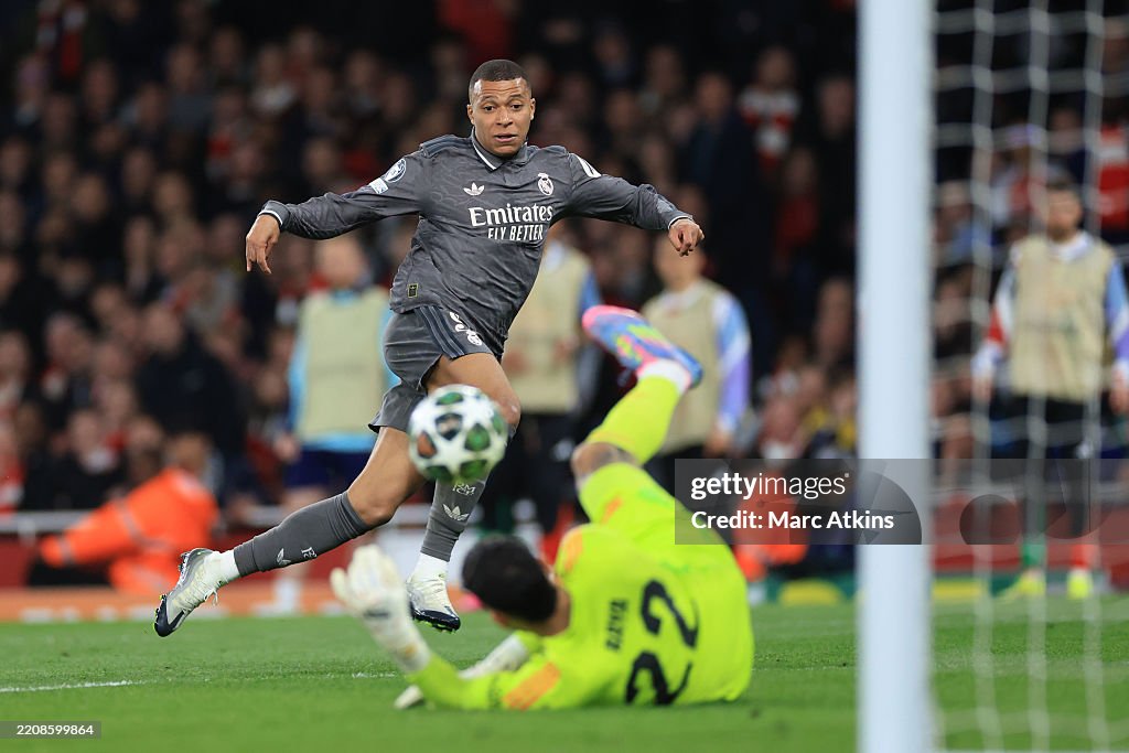 Arsenal FC v Real Madrid C.F. - UEFA Champions League 2024/25 Quarter Final First Leg