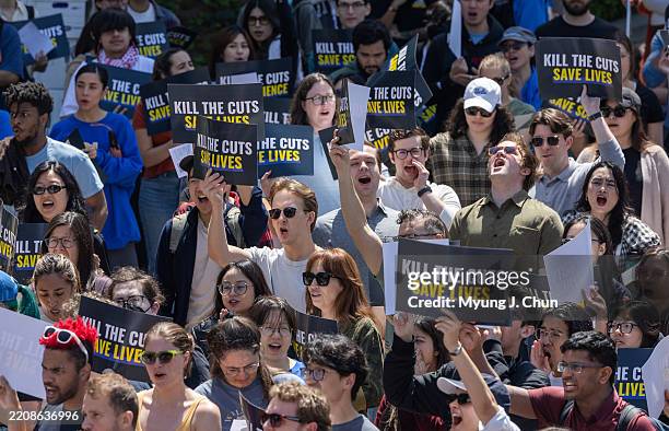 The "Kill the Cuts" protest at UCLA was part of a national day of action to raise awareness and fight back against the Trump administration's attacks...