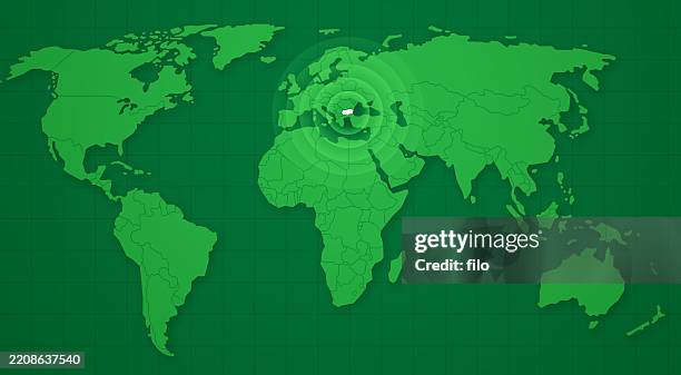 bulgaria country outline focus circles influence map background - international border stock illustrations