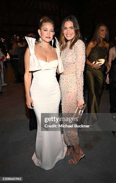 Kate Hudson, Mandy Moore at the Fashion Trust U.S Awards 2025 held at The Lot at Formosa on April 08, 2025 in Los Angeles, California.