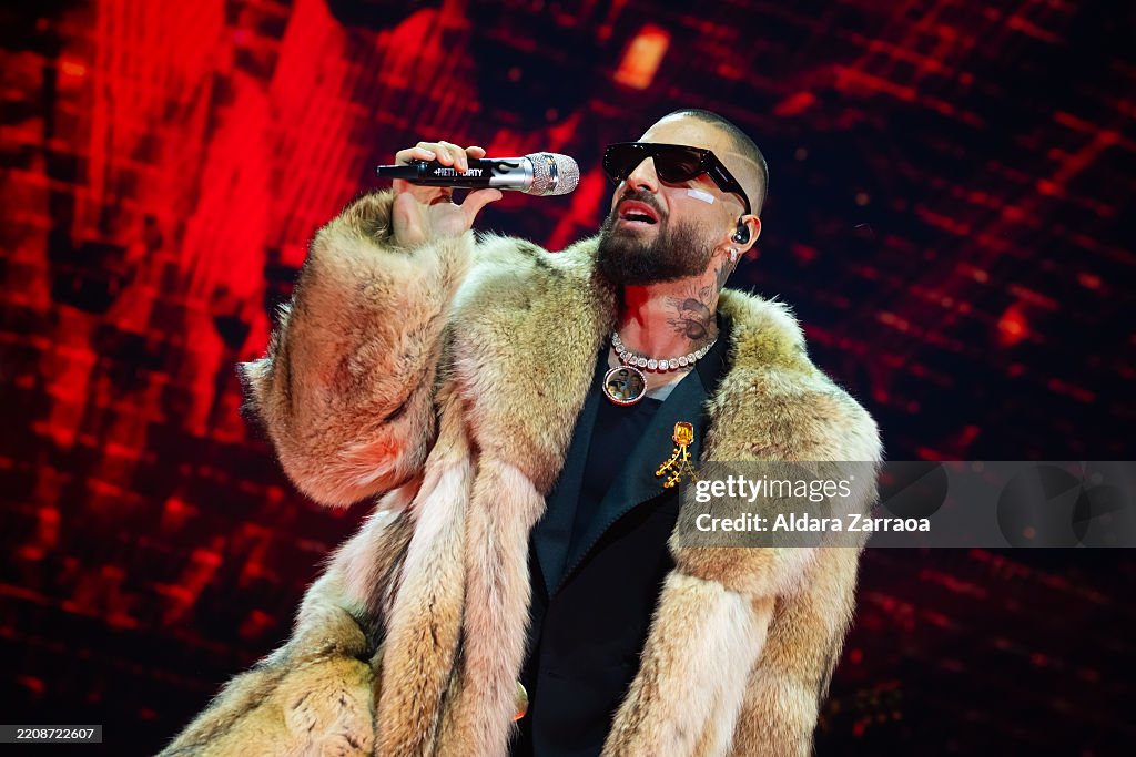 Maluma Performs At Movistar Arena In Madrid- Day 2
