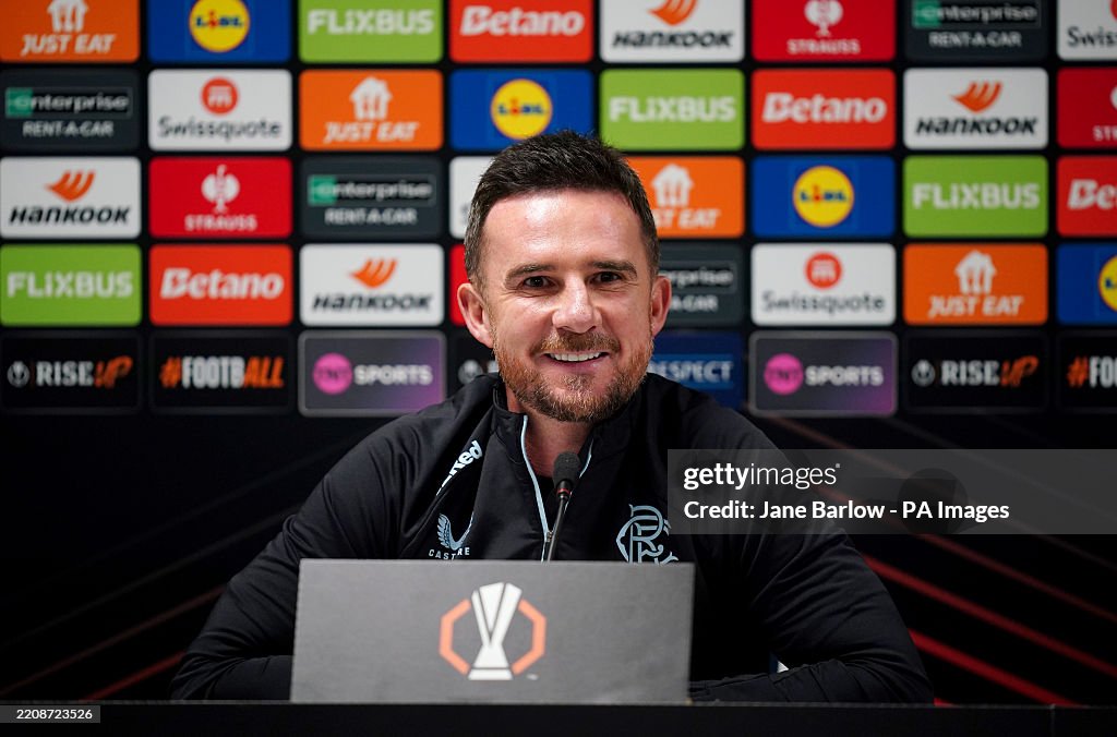 Rangers Press Conference - Ibrox Stadium