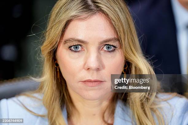 Sarah Wynn-Williams, whistleblower and former executive at Meta Platforms Inc., during a Senate Judiciary Subcommittee on Crime and Counterterrorism...