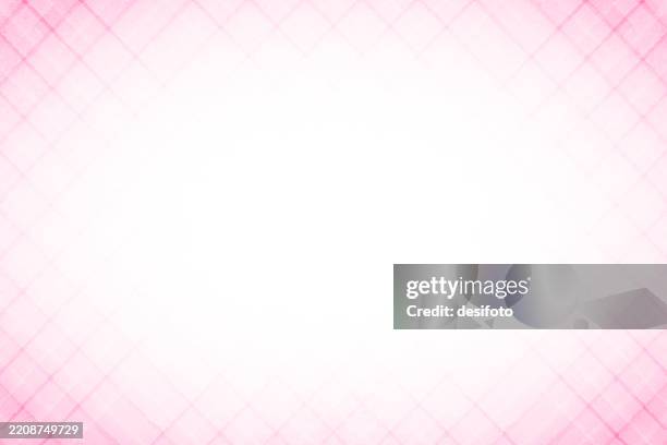 verblasstes rosa und weiß, weiches pastell, kreuz und quer kariertes muster, horizontale, leere, leere ombre-vektorhintergründe mit schwachen criss-kreuzlinien, design wie karierte vichy-karo-serviette oder strukturierte brokat-tischdecke mit hell beleuc - old paper sheet stock-grafiken, -clipart, -cartoons und -symbole