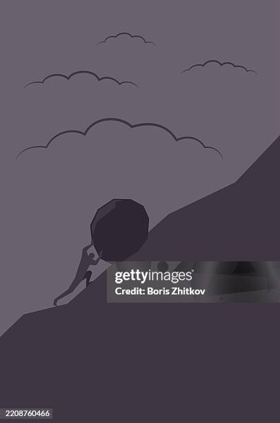 sisyphus - mythologie stock-fotos und bilder