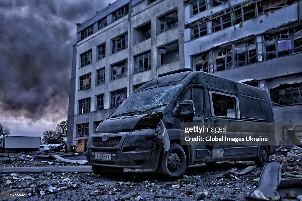 Ballistic Missile Strike On Kyiv