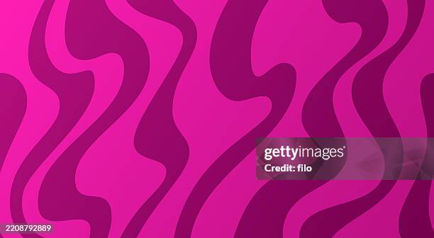 pink wave line layer abstract background - make up background stock illustrations