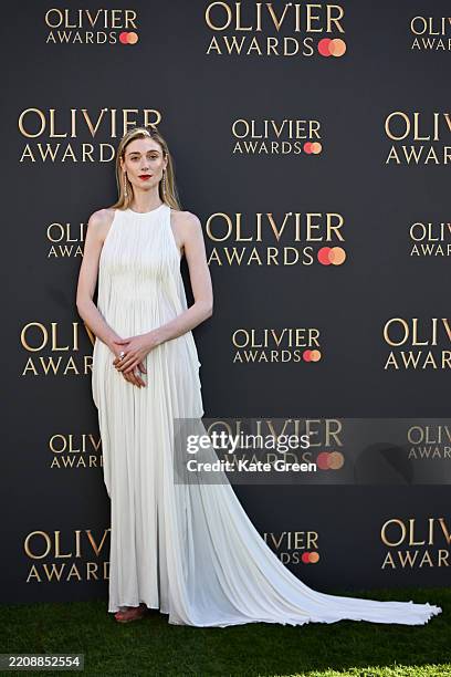 Elizabeth Debicki attends The Olivier Awards 2025 at The Royal Albert Hall on April 06, 2025 in London, England.