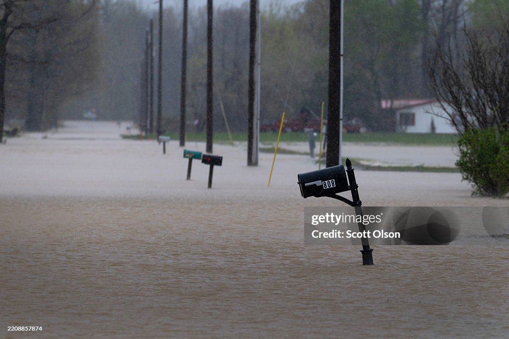 Storms Bring Powerful Winds, Tornadoes, And Potentially Catastrophic Rainfall To Central U.S.
