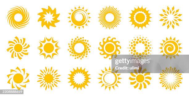 illustrazioni stock, clip art, cartoni animati e icone di tendenza di sole - luce solare