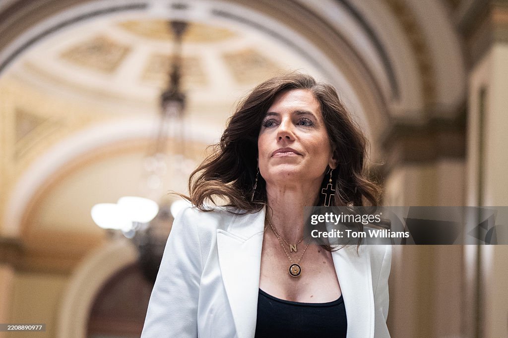 Nancy Ruth Mace Rep. Nancy Mace, R-S.C., is seen in the U.S. Capitol before the House ...