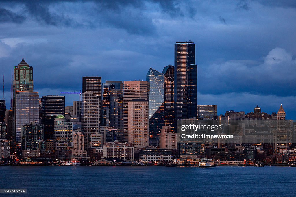 Seattle Washington City Skyline Buildings