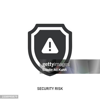 Security Risk glyph solid icon. Solid icon that can be applied anywhere, simple, pixel perfect and modern style. Security Risk glyph solid icon. Solid icon that can be applied anywhere, simple, pixel perfect and modern style.