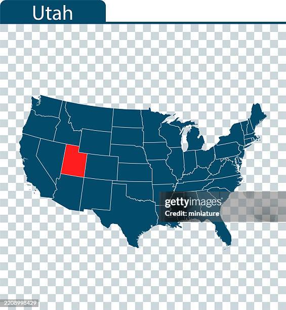 Utah Map High-Res Vector Graphic - Getty Images