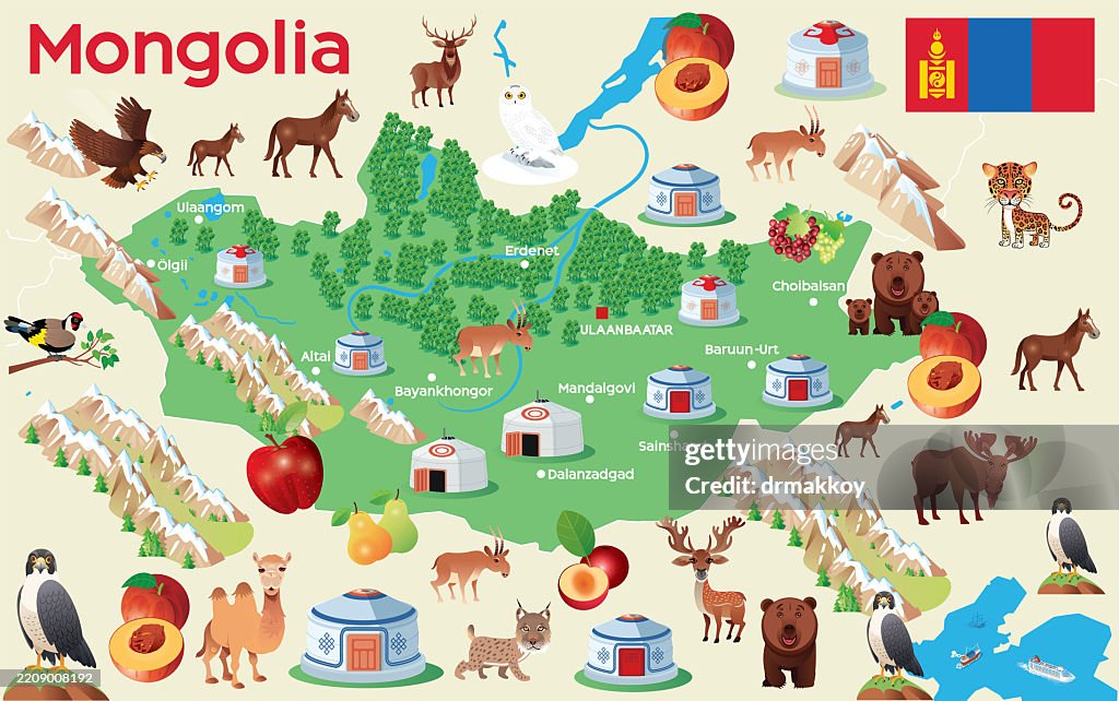 Mongolia Map