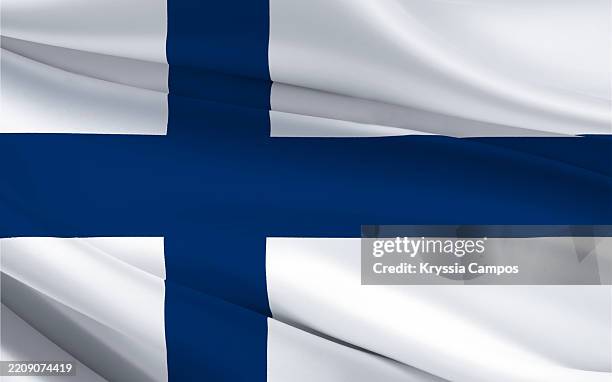 flag of finland - pirkanmaa region stock pictures, royalty-free photos & images
