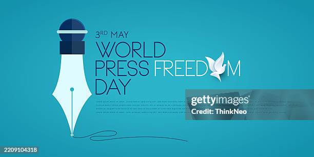 world press freedom day. holiday concept. - national holiday stock illustrations