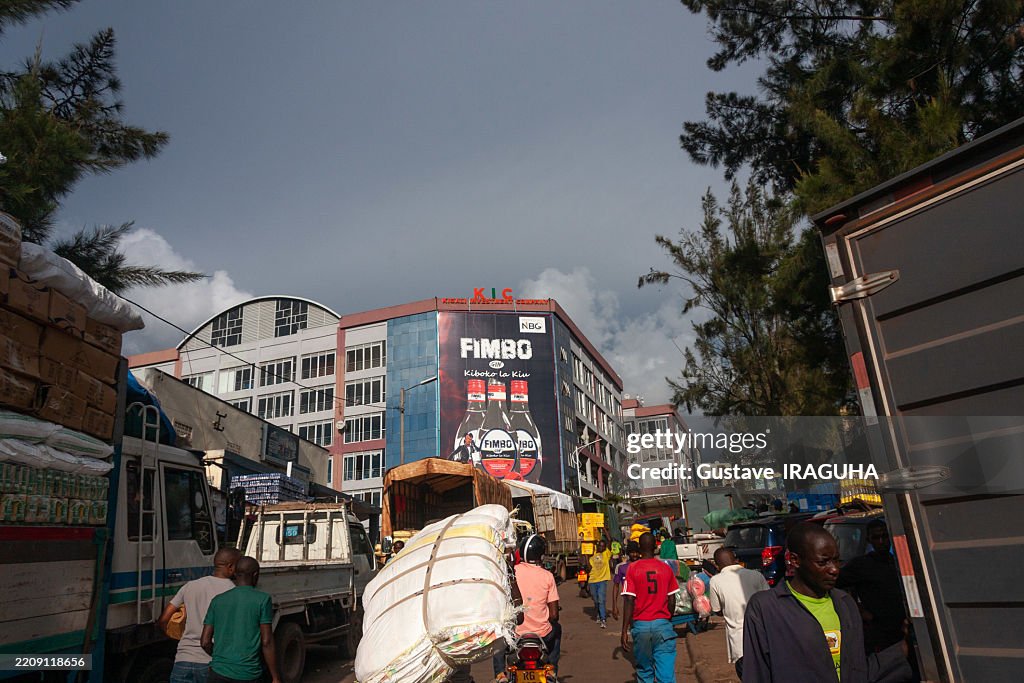 Commercial Activity in Kigali, Rwanda