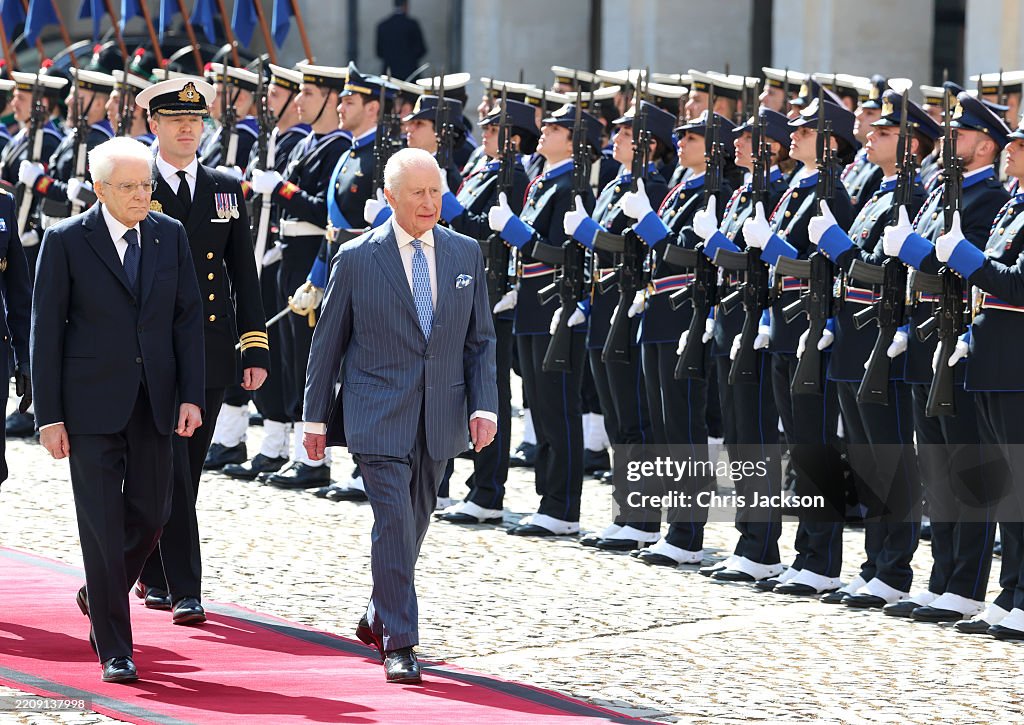 King Charles III And Queen Camilla Undertake State Visit To The Republic Of Italy - Day Two