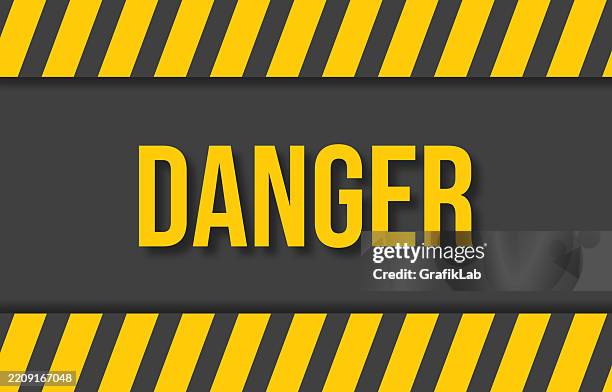 danger sign - hazardous substances stock illustrations