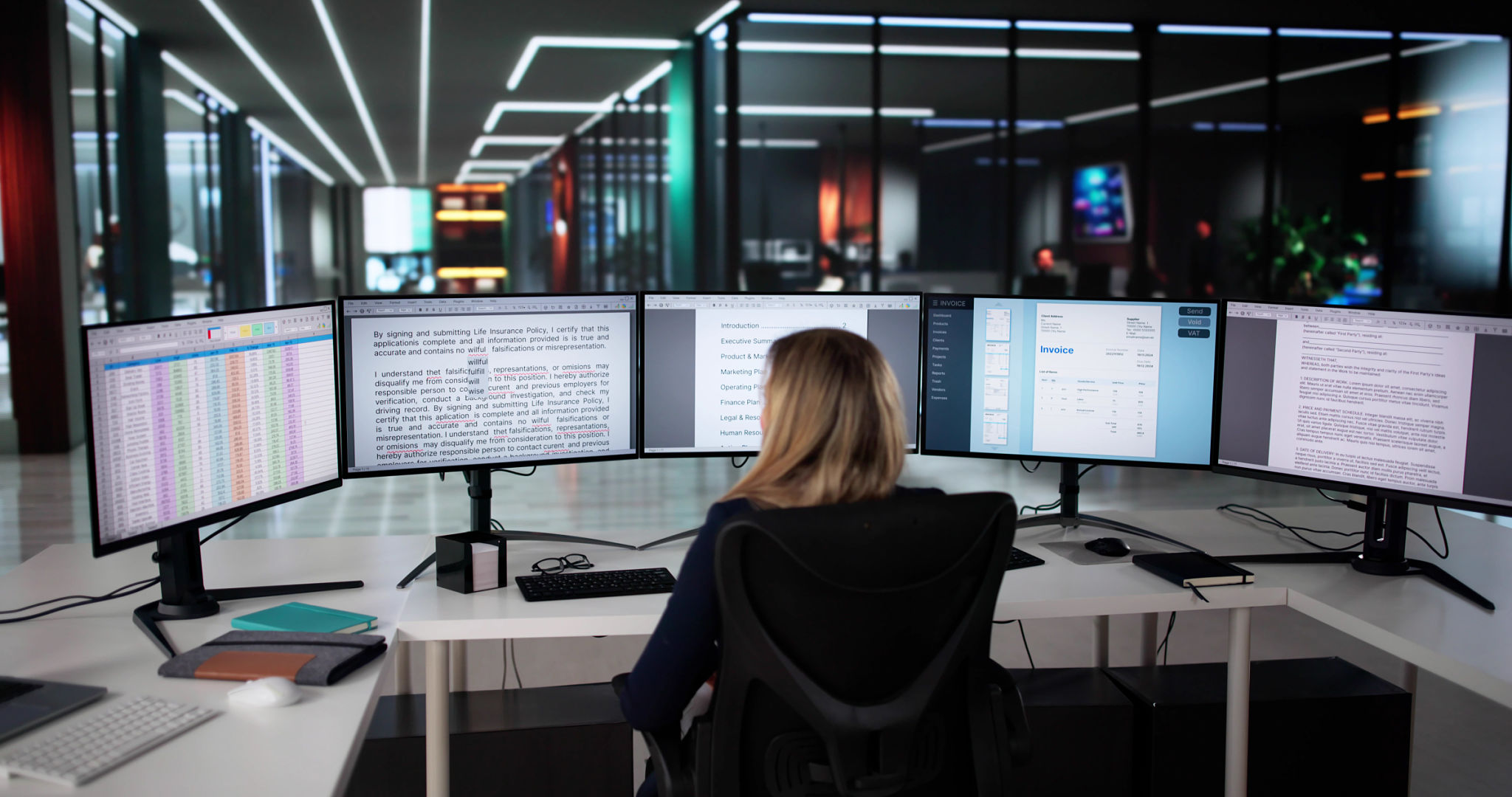proofreading desk