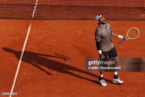 Matteo Berrettini Monte Carlo Zverev Matteo Berrettini Of Italy