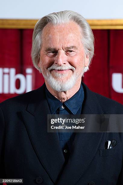 Trevor Eve attends the "I, Jack Wright" UK screening at The May Fair Hotel on April 08, 2025 in London, England.