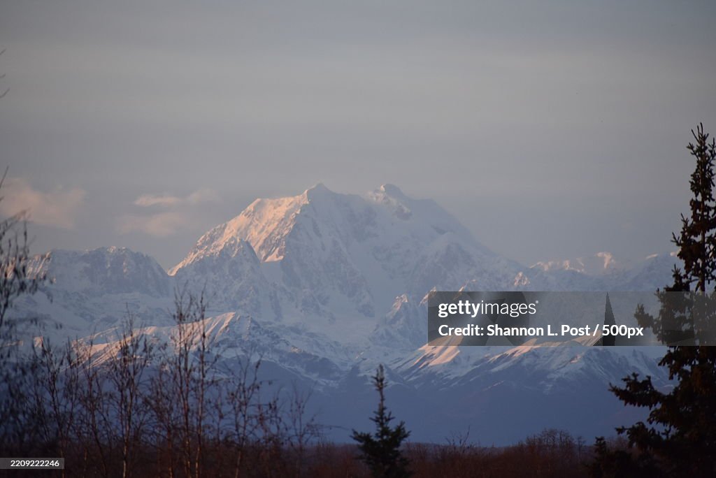 Mount Hunter,Known as Begguya in the Denaina language,Stands in the snow-capped Alaska Range,Talkeetna,Alaska,United States,USA