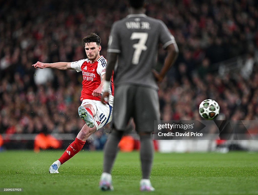Arsenal FC v Real Madrid C.F. - UEFA Champions League 2024/25 Quarter Final First Leg
