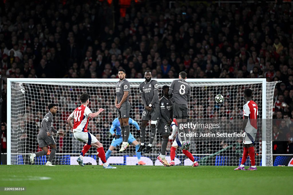 Arsenal FC v Real Madrid C.F. - UEFA Champions League 2024/25 Quarter Final First Leg