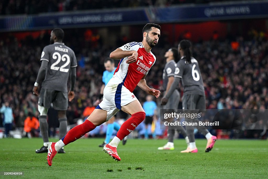Arsenal FC v Real Madrid C.F. - UEFA Champions League 2024/25 Quarter Final First Leg