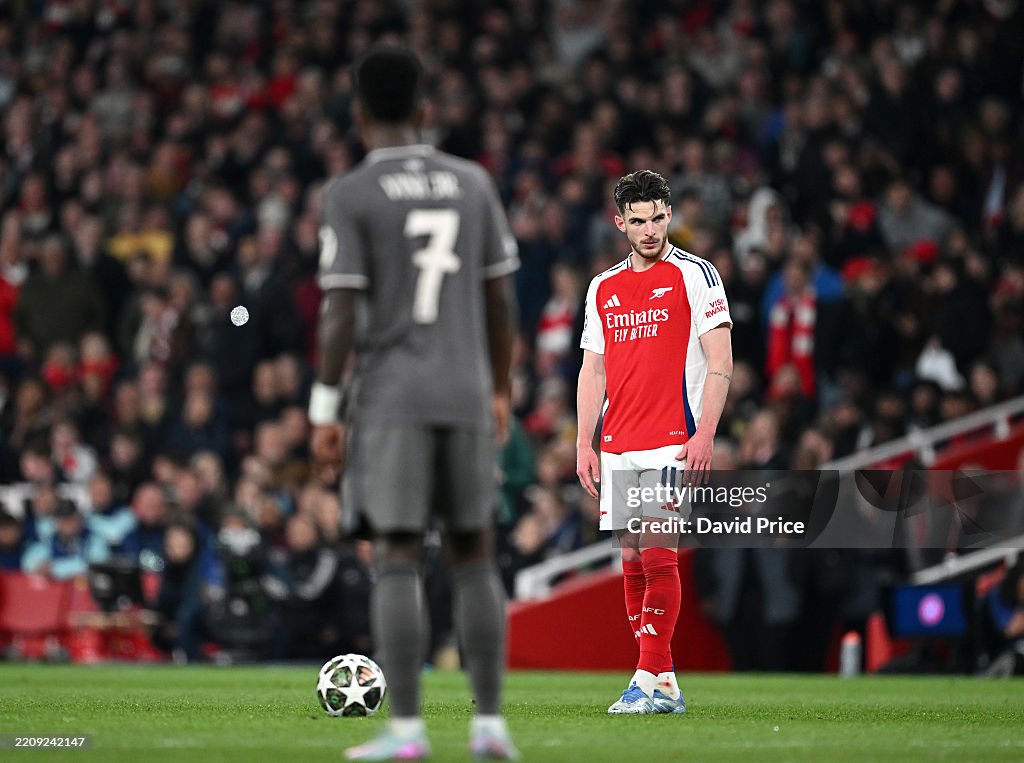 Arsenal FC v Real Madrid C.F. - UEFA Champions League 2024/25 Quarter Final First Leg