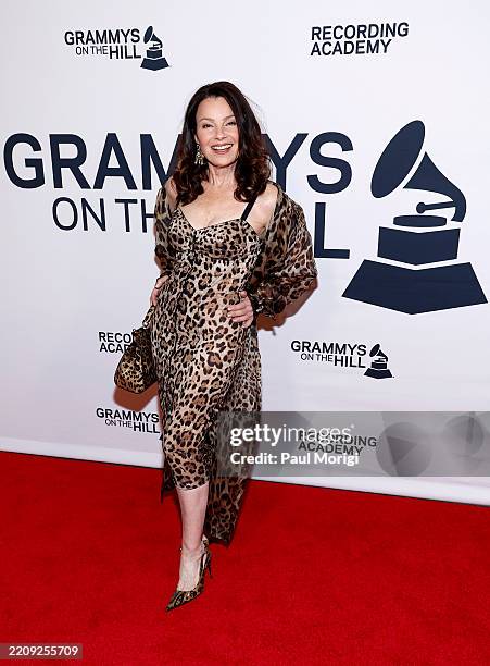 Fran Drescher attends the GRAMMYs on the Hill Advocacy Day Awards Dinner at The Hamilton on April 08, 2025 in Washington, DC.