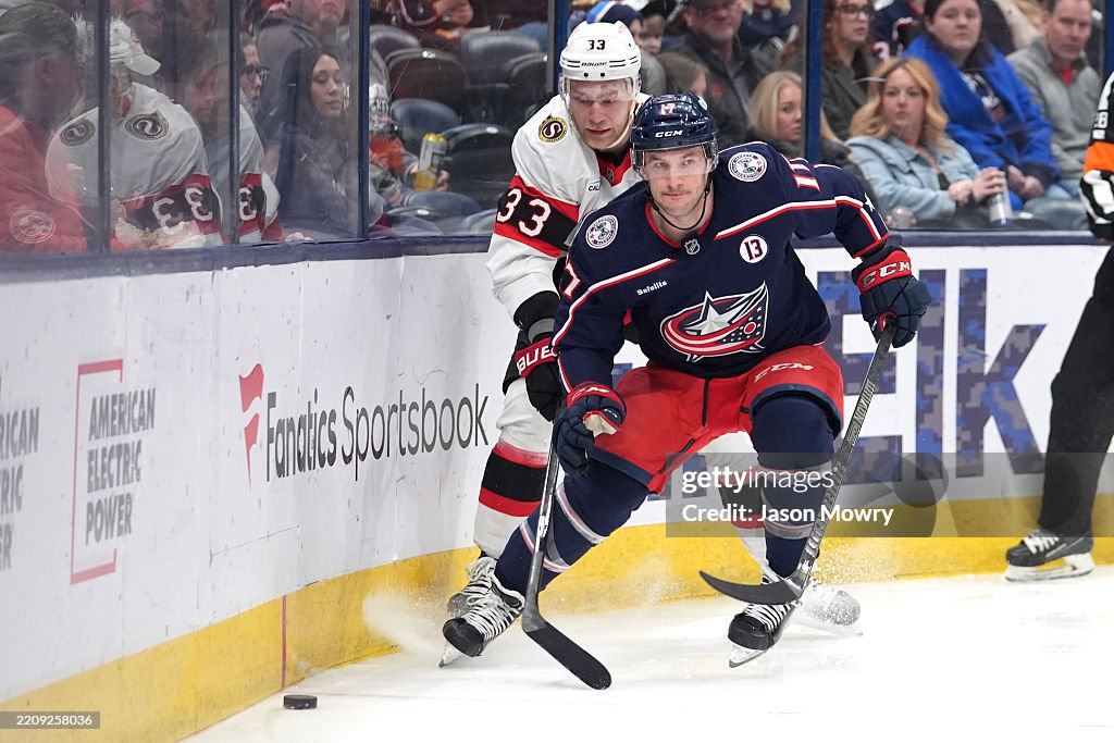 Ottawa Senators v Columbus Blue Jackets