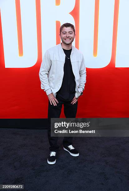 Ryan Ochoa attends Universal Pictures and Blumhouse present the premiere of "Drop" at TCL Chinese Theatre on April 08, 2025 in Hollywood, California.