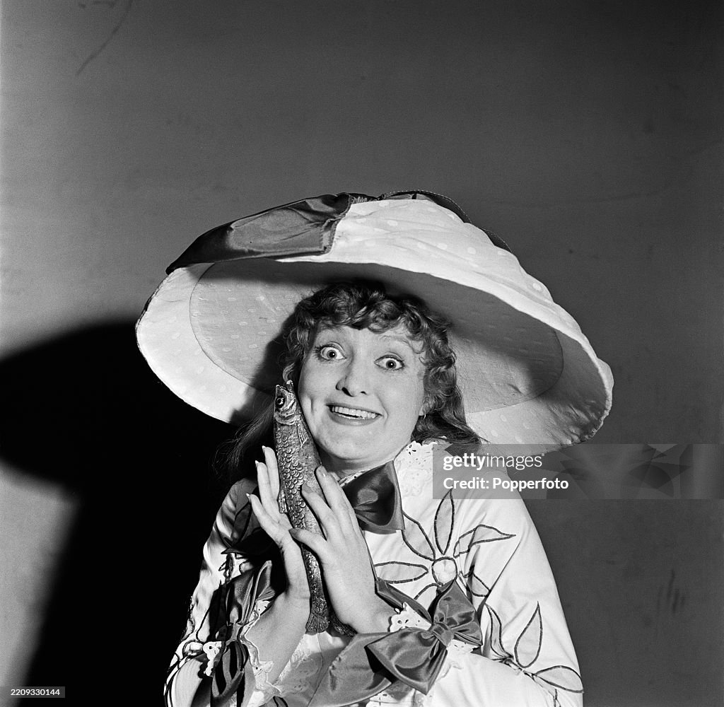 Patsy Rowlands English actress Patsy Rowlands posed in stage costume in September ...